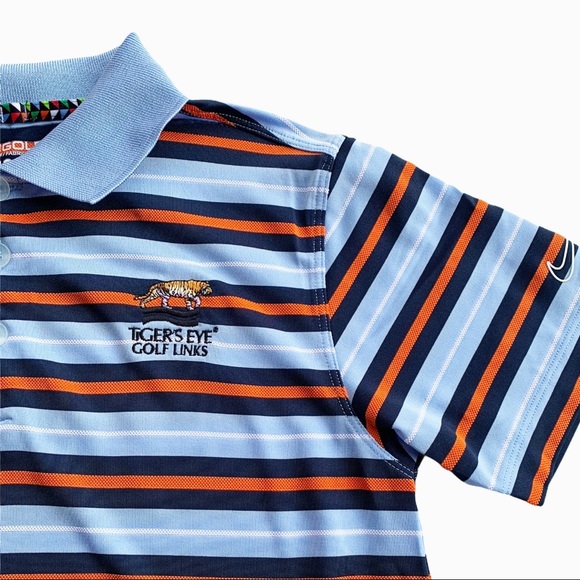 Nike Golf Tigers Eye Golf Links Golf Polo Medium - Picture 2 of 5